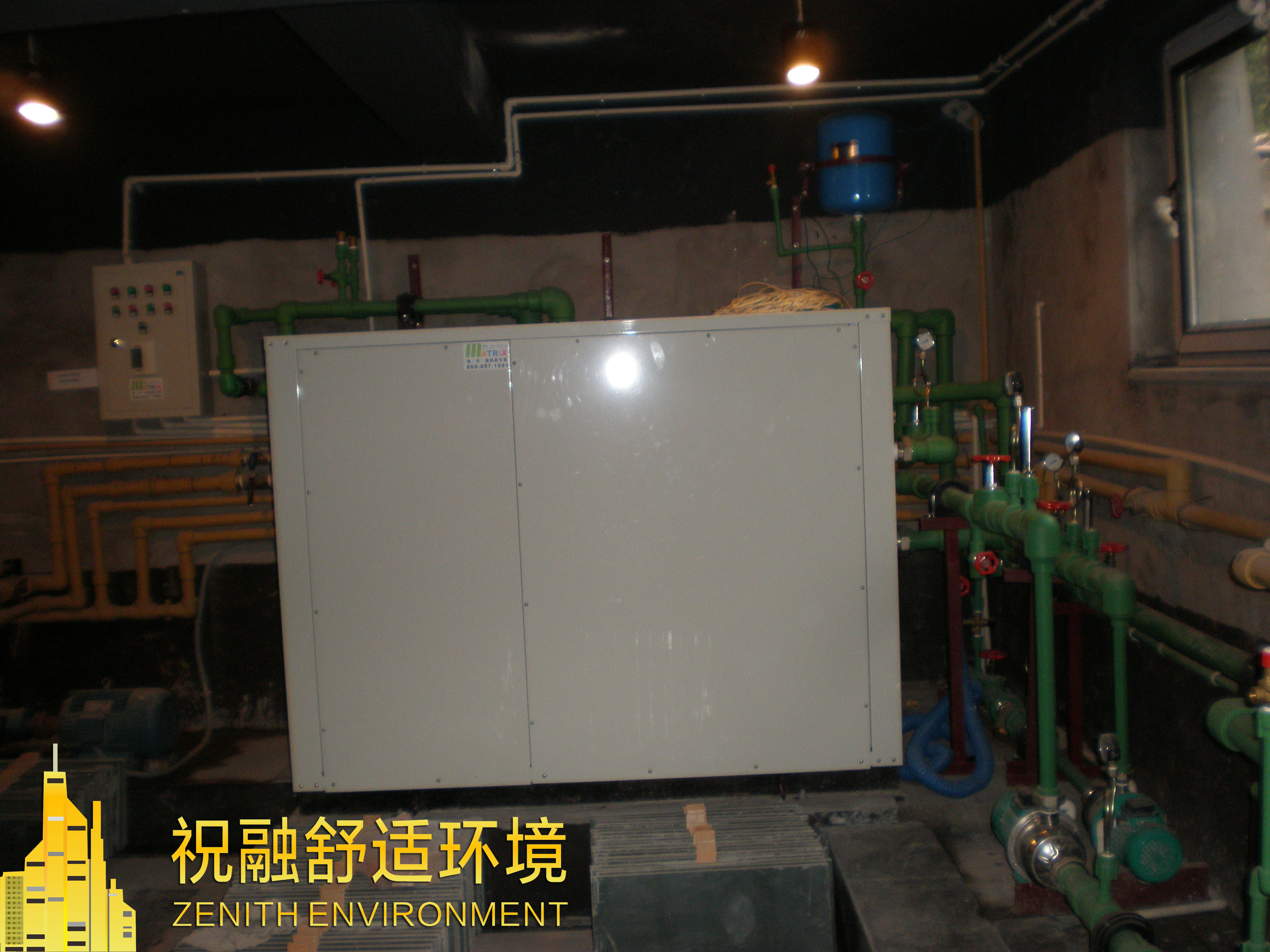 聯排別墅地源熱泵系統設計解決方案