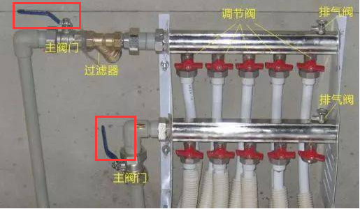 地源熱泵地暖分集水器開關如何打開與關閉？